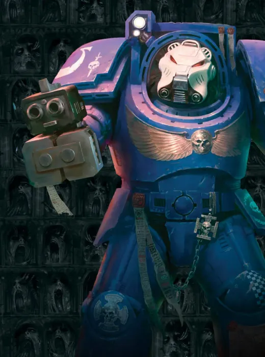 Warhammer 40,000 artwork of a Space Marine Terminator